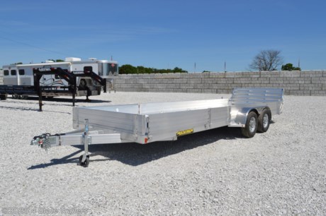 &lt;p&gt;Here is an 81&quot; X 22&#39; Aluma utility trailer that comes with two 3500 lb. torsion axles, electric brakes on both axles, extruded aluminum floor, a bi-fold rear ramp gate, side boards that turn into ramps for side loading, 14&quot; aluminum wheels, and LED lights. Aluma Trailers are all aluminum, very well designed and constructed and come with a 5 year hitch to bumper warranty. There&#39;s no wood to rot, virtually no steel to rust, it&#39;s lightweight, durable, and holds its value. Come see this trailer today!&lt;/p&gt;