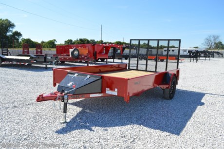 &lt;p&gt;Check out this Rice Stealth 82X12 utility trailer with a 3,500 lb axle, 15&quot; tires, 14&quot; solid sides, a toolbox, a 2&quot; coupler, a 4&#39; tubing rampgate that can fold into the trailer, a gas shock assist, 3&quot; formed channel tongue, a powder coat finish, LED lights, a sealed wiring harness, and a treated wood floor. The Stealth model is such a good looking utility trailer and comes with a 1 year warranty. Come see it for yourself!&lt;/p&gt;