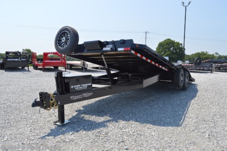 &lt;p&gt;Take a look at this new heavy duty 83X24 Friesen tiltbed equipment trailer! It comes with two 8,000 lb axles, 17.5&quot; aluminum wheels, 16 ply tires, a spare tire and wheel, electric brakes on both axles, a hydraulic jack, an adjustable 2 5/16&quot; coupler, 3/16&quot; drive over fenders, rubrail, 3&quot; c-channel on 16&quot; centers, a treated wood floor, LED lights, and a full-frame sand blast followed by a rust inhibiting primer and a powder coat finish. Friesen builds a great trailer and backs them with a 1 year warranty. Come see this trailer today!&lt;/p&gt;