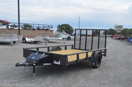 &lt;ul&gt;
&lt;li&gt;built by Rice Trailer Manufacturing&lt;/li&gt;
&lt;li&gt;82X12&lt;/li&gt;
&lt;li&gt;3,500 lb axle&lt;/li&gt;
&lt;li&gt;15&quot; tires&lt;/li&gt;
&lt;li&gt;pipe top rails&lt;/li&gt;
&lt;li&gt;a toolbox&lt;/li&gt;
&lt;li&gt;2&quot; coupler&lt;/li&gt;
&lt;li&gt;4&#39; tubing rampgate that can fold into the trailer&lt;/li&gt;
&lt;li&gt;3&quot; formed channel tongue&lt;/li&gt;
&lt;li&gt;a powder coat finish&lt;/li&gt;
&lt;li&gt;LED lights&lt;/li&gt;
&lt;li&gt;sealed wiring harness&lt;/li&gt;
&lt;li&gt;treated wood floor&lt;/li&gt;
&lt;li&gt;1 year warranty&lt;/li&gt;
&lt;li&gt;It&#39;s such a good looking utility trailer. Come see it for yourself!&lt;/li&gt;
&lt;/ul&gt;