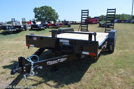 &lt;ul&gt;
&lt;li&gt;built by Friesen Trailers&lt;/li&gt;
&lt;li&gt;83&quot;x16&#39;&lt;/li&gt;
&lt;li&gt;two 7,000 lb. axles&lt;/li&gt;
&lt;li&gt;electric brakes&lt;/li&gt;
&lt;li&gt;16&quot; wheels with 10 ply tires&lt;/li&gt;
&lt;li&gt;powder coat finish after a sand blast and primer&lt;/li&gt;
&lt;li&gt;heavy duty treadplate fenders with bracing&lt;/li&gt;
&lt;li&gt;3&quot; channel crossmembers on 16&quot; centers&lt;/li&gt;
&lt;li&gt;sealed wiring harness&lt;/li&gt;
&lt;li&gt;LED lights&lt;/li&gt;
&lt;li&gt;treated wood floor with steel dovetail&lt;/li&gt;
&lt;li&gt;extra wide heavy duty stand up ramps with cat grips and spring assist&lt;/li&gt;
&lt;li&gt;1 year warranty&lt;/li&gt;
&lt;li&gt;Come see this trailer today!&lt;/li&gt;
&lt;/ul&gt;