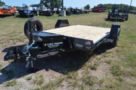 &lt;ul&gt;
&lt;li&gt;built by Friesen Trailers&lt;/li&gt;
&lt;li&gt;83X14 power tilt utility trailer&lt;/li&gt;
&lt;li&gt;5,200 lb axle&lt;/li&gt;
&lt;li&gt;electric brakes&lt;/li&gt;
&lt;li&gt;15&quot; aluminum wheels with 10 ply tires&lt;/li&gt;
&lt;li&gt;matching spare tire and wheel&lt;/li&gt;
&lt;li&gt;adjustable coupler&lt;/li&gt;
&lt;li&gt;hydraulic jack&lt;/li&gt;
&lt;li&gt;rub rail and stake pockets&lt;/li&gt;
&lt;li&gt;full frame sandblasted, then primer, then a powder coat finish&lt;/li&gt;
&lt;li&gt;treated wood floor&lt;/li&gt;
&lt;li&gt;LED lights&lt;/li&gt;
&lt;li&gt;self contained hydraulics&lt;/li&gt;
&lt;li&gt;12v deep cycle battery (Interstate brand)&lt;/li&gt;
&lt;li&gt;12v trickle charger from your truck&#39;s battery&lt;/li&gt;
&lt;li&gt;110v charger (drop cord)&lt;/li&gt;
&lt;li&gt;1 year warranty&lt;/li&gt;
&lt;li&gt;Come see this trailer today!&amp;nbsp;&lt;/li&gt;
&lt;/ul&gt;