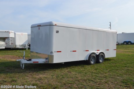 &lt;ul&gt;
&lt;li&gt;built by WW Trailer Manufacturing&lt;/li&gt;
&lt;li&gt;8&#39;X20&#39;X6&#39;6&quot; all steel cargo trailer&lt;/li&gt;
&lt;li&gt;two 5,200 lb. torsion axles with electric brakes&lt;/li&gt;
&lt;li&gt;15&quot; wheels with 10 ply tires&lt;/li&gt;
&lt;li&gt;double rear doors&lt;/li&gt;
&lt;li&gt;1 side door&lt;/li&gt;
&lt;li&gt;wood floor&lt;/li&gt;
&lt;li&gt;LED lights&lt;/li&gt;
&lt;li&gt;1 year warranty&lt;/li&gt;
&lt;/ul&gt;