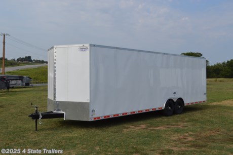 &lt;ul&gt;
&lt;li&gt;built by Continental Cargo&lt;/li&gt;
&lt;li&gt;8&#39;6x28&#39;X7&#39;4&quot; cargo trailer&lt;/li&gt;
&lt;li&gt;two 6000 lb. axles with electric brakes&lt;/li&gt;
&lt;li&gt;16&quot; wheels with 10 ply tires&lt;/li&gt;
&lt;li&gt;rear ramp&lt;/li&gt;
&lt;li&gt;side door&lt;/li&gt;
&lt;li&gt;3/4&quot; plywood floor&lt;/li&gt;
&lt;li&gt;3/8&quot; plywood walls&lt;/li&gt;
&lt;li&gt;.030 aluminum exterior side sheets&lt;/li&gt;
&lt;li&gt;one piece aluminum roof&lt;/li&gt;
&lt;li&gt;v-nose&lt;/li&gt;
&lt;li&gt;24&quot; gravel guard&lt;/li&gt;
&lt;li&gt;two interior LED dome lights&lt;/li&gt;
&lt;li&gt;LED exterior lights&lt;/li&gt;
&lt;li&gt;1 year warranty&lt;/li&gt;
&lt;li&gt;Come see this trailer for yourself!&lt;/li&gt;
&lt;/ul&gt;