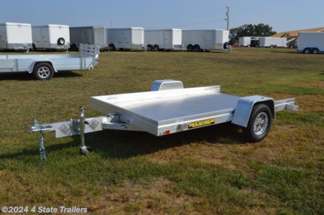 &lt;ul&gt;
&lt;li&gt;built by Aluma Trailer Manufacturing&lt;/li&gt;
&lt;li&gt;68&quot;x10&#39; utility trailer&lt;/li&gt;
&lt;li&gt;2,200 lb. torsion axle&lt;/li&gt;
&lt;li&gt;13&quot; aluminum wheels&lt;/li&gt;
&lt;li&gt;extruded aluminum floor&lt;/li&gt;
&lt;li&gt;gravity tilt bed with a cushion cylinder&lt;/li&gt;
&lt;li&gt;all aluminum construction (no wood to rot; no steel to rust!)&lt;/li&gt;
&lt;li&gt;2&quot; coupler&lt;/li&gt;
&lt;li&gt;5 year warranty&lt;/li&gt;
&lt;li&gt;Come see this trailer today!&lt;/li&gt;
&lt;/ul&gt;