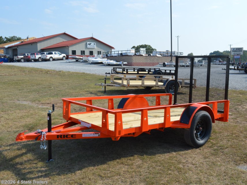 5x10 Rice Trailers 2025 Rice Trailers Single Utility 5X10 UTILITY TRAILER