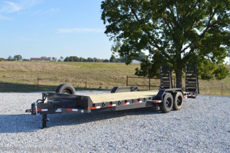 &lt;ul&gt;
&lt;li&gt;built by Rice Trailer Manufacturing&lt;/li&gt;
&lt;li&gt;82x24 equipment trailer&lt;/li&gt;
&lt;li&gt;two 8,000 lb electric brake&amp;nbsp;axles&lt;/li&gt;
&lt;li&gt;17.5&quot; wheels with 18 ply tires&lt;/li&gt;
&lt;li&gt;spare tire and wheel&lt;/li&gt;
&lt;li&gt;6&quot; channel tongue and main frame&lt;/li&gt;
&lt;li&gt;3&quot; channel crossmembers on 16&quot; centers&lt;/li&gt;
&lt;li&gt;1/4&quot; extra heavy duty fabricated fenders with treadplate on top&lt;/li&gt;
&lt;li&gt;steps in front and behind the fenders&lt;/li&gt;
&lt;li&gt;5&#39; standup ramps with spring assist&lt;/li&gt;
&lt;li&gt;full frame is steel grit blasted, degreased, phosphatized, pressure washed, and sealed&lt;/li&gt;
&lt;li&gt;powder coat finish&lt;/li&gt;
&lt;li&gt;treated wood floor&lt;/li&gt;
&lt;li&gt;fully sealed wiring harness&lt;/li&gt;
&lt;li&gt;LED lights&lt;/li&gt;
&lt;li&gt;10k jack&lt;/li&gt;
&lt;li&gt;toolbox integrated into the tongue&lt;/li&gt;
&lt;li&gt;2 5/16&quot; adjustable coupler&lt;/li&gt;
&lt;li&gt;1 year warranty&lt;/li&gt;
&lt;li&gt;Come see it for yourself!&lt;/li&gt;
&lt;/ul&gt;