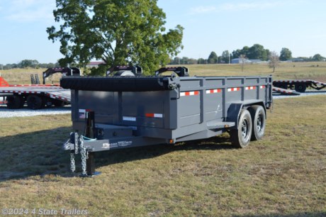 &lt;ul&gt;
&lt;li&gt;built by Friesen Trailers&lt;/li&gt;
&lt;li&gt;83x16 dump trailer&lt;/li&gt;
&lt;li&gt;two 7,000 lb electric brake axles&lt;/li&gt;
&lt;li&gt;16&quot; wheels and 14 ply tires&lt;/li&gt;
&lt;li&gt;spare tire and wheel&lt;/li&gt;
&lt;li&gt;convenient manual roll up tarp kit&lt;/li&gt;
&lt;li&gt;1/8&quot; diamond plate fenders&lt;/li&gt;
&lt;li&gt;24&quot; tall 10 gauge (1/8&quot;) sides&lt;/li&gt;
&lt;li&gt;7 gauge (3/16&quot;) floor&lt;/li&gt;
&lt;li&gt;one piece corners and full height side supports to increase sidewall rigidity&lt;/li&gt;
&lt;li&gt;4 d-rings for tie down of equipment&lt;/li&gt;
&lt;li&gt;3&quot; channel crossmembers on 16&quot; centers&lt;/li&gt;
&lt;li&gt;combo gate with chains for dumping or spreading&lt;/li&gt;
&lt;li&gt;full frame sandblasted, then primer, then powdercoated finish&lt;/li&gt;
&lt;li&gt;LED lights&lt;/li&gt;
&lt;li&gt;sealed wiring harness&lt;/li&gt;
&lt;li&gt;hydraulic jack&lt;/li&gt;
&lt;li&gt;12v Interstate battery&lt;/li&gt;
&lt;li&gt;12v trickle charger (from your truck&#39;s battery)&lt;/li&gt;
&lt;li&gt;110v charger (drop cord)&lt;/li&gt;
&lt;li&gt;wireless remote controller and/or a solar charger can be added&lt;/li&gt;
&lt;li&gt;1 year warranty&lt;/li&gt;
&lt;li&gt;Come see this trailer today!&lt;/li&gt;
&lt;/ul&gt;