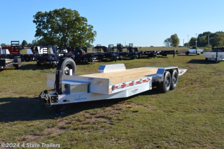 &lt;ul&gt;
&lt;li&gt;built by Nordtek Trailers&lt;/li&gt;
&lt;li&gt;82X24 equipment trailer&lt;/li&gt;
&lt;li&gt;full deck tilt&lt;/li&gt;
&lt;li&gt;two 8,000 lb electric brake axles&lt;/li&gt;
&lt;li&gt;16&quot; aluminum wheels with 14 ply tires&lt;/li&gt;
&lt;li&gt;matching spare tire and wheel&lt;/li&gt;
&lt;li&gt;all aluminum framing&lt;/li&gt;
&lt;li&gt;8&quot; c-channel main frame&lt;/li&gt;
&lt;li&gt;4&quot; c-channel crossmembers on 16&quot; centers&lt;/li&gt;
&lt;li&gt;hydraulic jack&lt;/li&gt;
&lt;li&gt;treated wood floor&lt;/li&gt;
&lt;li&gt;adjustable 2 5/16&quot; coupler&lt;/li&gt;
&lt;li&gt;3 year structural warranty&lt;/li&gt;
&lt;li&gt;Come see this trailer today!&lt;/li&gt;
&lt;/ul&gt;