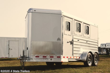 &lt;ul&gt;
&lt;li&gt;new; manufactured by 4 Star Trailers&lt;/li&gt;
&lt;li&gt;6&#39;10X14&#39;6&quot;x7&#39; bumper pull 3 horse slant load trailer&lt;/li&gt;
&lt;li&gt;two 4,900 lb electric brake axles&lt;/li&gt;
&lt;li&gt;16&quot;&amp;nbsp;aluminum wheels with 10 ply tires&lt;/li&gt;
&lt;li&gt;matching spare tire and wheel in the tack room&lt;/li&gt;
&lt;li&gt;outside ties&lt;/li&gt;
&lt;li&gt;8 year structural warranty&lt;/li&gt;
&lt;li&gt;4 Star builds an impressive trailer that is true to their slogan &quot;Simply the Best!&quot;&lt;/li&gt;
&lt;/ul&gt;
&lt;p&gt;The horse area has:&lt;/p&gt;
&lt;ul&gt;
&lt;li&gt;drop down tinted windows with bars on the head side of the trailer&lt;/li&gt;
&lt;li&gt;sliding tinted windows on the butt side of the trailer&lt;/li&gt;
&lt;li&gt;an escape door&lt;/li&gt;
&lt;li&gt;2 slam latch dividers&lt;/li&gt;
&lt;li&gt;aluminum floor with rubber mats&lt;/li&gt;
&lt;li&gt;rubber lined walls&lt;/li&gt;
&lt;li&gt;padded butt chain at the back doors&lt;/li&gt;
&lt;li&gt;padded breast bar at the escape door&lt;/li&gt;
&lt;li&gt;2 LED lights&lt;/li&gt;
&lt;li&gt;a feed bag in each stall&lt;/li&gt;
&lt;li&gt;3 roof vents&lt;/li&gt;
&lt;li&gt;inside ties&lt;/li&gt;
&lt;/ul&gt;
&lt;p&gt;The tack room has:&lt;/p&gt;
&lt;ul&gt;
&lt;li&gt;3 tier carpeted saddle rack&lt;/li&gt;
&lt;li&gt;1 carpeted blanket bar&lt;/li&gt;
&lt;li&gt;bridle hooks&lt;/li&gt;
&lt;li&gt;2 brush trays&lt;/li&gt;
&lt;li&gt;carpeted floor&lt;/li&gt;
&lt;li&gt;2 LED lights&lt;/li&gt;
&lt;/ul&gt;