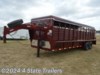 2025 Coose 6'8x24'x6'6 METAL TOP RUBBER FLOOR STOCK TRAILER