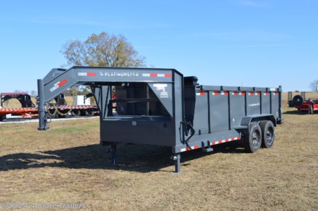 &lt;ul&gt;
&lt;li&gt;built by DP Platinum Star&lt;/li&gt;
&lt;li&gt;new 2025&lt;/li&gt;
&lt;li&gt;83&quot;X16&#39; dump trailer&lt;/li&gt;
&lt;li&gt;two 8,000 lb electric brake axles&lt;/li&gt;
&lt;li&gt;17.5&quot; wheels with 16 ply tires&lt;/li&gt;
&lt;li&gt;spare tire and wheel&lt;/li&gt;
&lt;li&gt;3&quot; c-channel crossmembers on 16&quot; centers&lt;/li&gt;
&lt;li&gt;10 guage floor and sides&lt;/li&gt;
&lt;li&gt;36&quot; solid sides&lt;/li&gt;
&lt;li&gt;10k dropleg jacks&lt;/li&gt;
&lt;li&gt;treadplate fenders&lt;/li&gt;
&lt;li&gt;telescopic hoist&lt;/li&gt;
&lt;li&gt;KTI hydraulics&lt;/li&gt;
&lt;li&gt;manual tarp kit&lt;/li&gt;
&lt;li&gt;80&quot; slide in ramps&lt;/li&gt;
&lt;li&gt;LED lights&lt;/li&gt;
&lt;li&gt;combo gate for spreading or dumping&lt;/li&gt;
&lt;li&gt;3 year structural warranty&lt;/li&gt;
&lt;li&gt;Come see this trailer today!&lt;/li&gt;
&lt;/ul&gt;