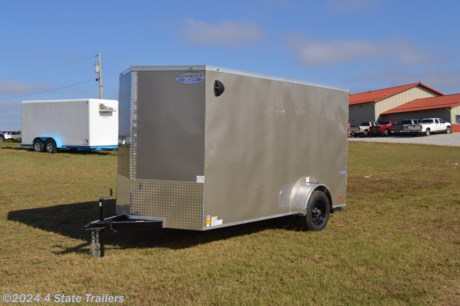 &lt;ul&gt;
&lt;li&gt;built by Continental Cargo Trailers&lt;/li&gt;
&lt;li&gt;new 2025 year model&lt;/li&gt;
&lt;li&gt;6&#39;x12&#39;X6&#39;6&quot; cargo trailer&lt;/li&gt;
&lt;li&gt;3500 lb. axle&lt;/li&gt;
&lt;li&gt;15&quot; wheels with 6 ply tires&lt;/li&gt;
&lt;li&gt;3/4&quot; plywood floor&lt;/li&gt;
&lt;li&gt;3/8&quot; plywood walls&lt;/li&gt;
&lt;li&gt;.030 aluminum exterior side sheets bonded with screwed seams&lt;/li&gt;
&lt;li&gt;one piece aluminum roof&lt;/li&gt;
&lt;li&gt;24&quot; gravel guard&lt;/li&gt;
&lt;li&gt;rear ramp door&lt;/li&gt;
&lt;li&gt;side door with a flush lock and cam bar&lt;/li&gt;
&lt;li&gt;two interior dome lights&lt;/li&gt;
&lt;li&gt;stabilizer jacks&lt;/li&gt;
&lt;li&gt;4 d-rings recessed in the floor&lt;/li&gt;
&lt;li&gt;LED lights&lt;/li&gt;
&lt;li&gt;1 year warranty&lt;/li&gt;
&lt;li&gt;Come see this trailer today!&lt;/li&gt;
&lt;/ul&gt;