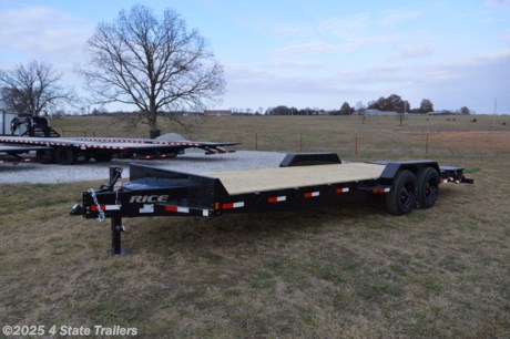 &lt;ul&gt;
&lt;li&gt;built by Rice Trailer Manufacturing&lt;/li&gt;
&lt;li&gt;82X23 (20&#39; flatdeck + 3&#39; dovetail = 23&#39; overall length)&lt;/li&gt;
&lt;li&gt;two 8,000 lb electric brake axles&lt;/li&gt;
&lt;li&gt;17.5&quot; wheels with 18 ply tires&lt;/li&gt;
&lt;li&gt;toolbox&lt;/li&gt;
&lt;li&gt;adjustable 2 5/16&quot; coupler&lt;/li&gt;
&lt;li&gt;spring assist mini-max ramps that can flip over or standup&lt;/li&gt;
&lt;li&gt;3&quot; channel crossmembers on 16&quot; centers&lt;/li&gt;
&lt;li&gt;extra heavy duty 1/4&quot; thick fabricated fenders with treadplate ontop&lt;/li&gt;
&lt;li&gt;d-rings and stake pockets for many tie down options&lt;/li&gt;
&lt;li&gt;1 year warranty&lt;/li&gt;
&lt;li&gt;Come see it for yourself!&lt;/li&gt;
&lt;/ul&gt;