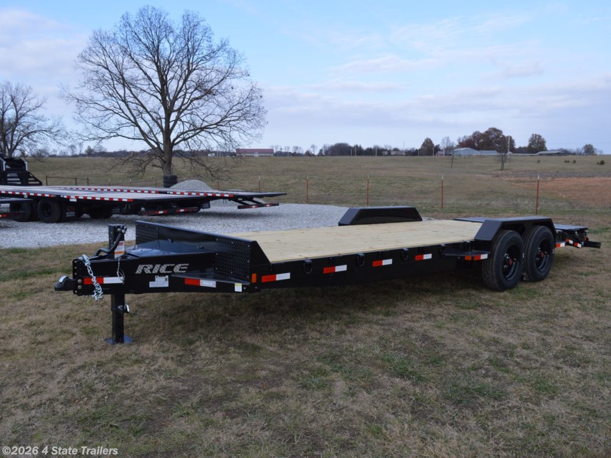 Flatbed Rice Trailers 2025 Rice Trailers 16k HD Equipment 82X23 Flatbed Magnum Equipment Trailer