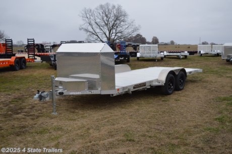 &lt;ul&gt;
&lt;li style=&quot;text-align: left;&quot;&gt;built by Aluma Trailer Manufacturing&lt;/li&gt;
&lt;li style=&quot;text-align: left;&quot;&gt;new 2025 year model&lt;/li&gt;
&lt;li style=&quot;text-align: left;&quot;&gt;82&quot;X18&#39; carhauler (18&#39; tilt plus 18&quot; stationary)&lt;/li&gt;
&lt;li style=&quot;text-align: left;&quot;&gt;gravity tilt with a cushion cylinder and a hydraulic locking option&lt;/li&gt;
&lt;li style=&quot;text-align: left;&quot;&gt;two 3,500 lb. torsion axles with electric brakes&lt;/li&gt;
&lt;li style=&quot;text-align: left;&quot;&gt;14&quot; aluminum wheels with 8 ply tires&lt;/li&gt;
&lt;li style=&quot;text-align: left;&quot;&gt;extruded aluminum floor with LED bullet lights in the deck (lights up the underside of your car)&lt;/li&gt;
&lt;li style=&quot;text-align: left;&quot;&gt;4 heavy duty stainless steel recessed swivel D-rings&lt;/li&gt;
&lt;li style=&quot;text-align: left;&quot;&gt;removable fenders&lt;/li&gt;
&lt;li style=&quot;text-align: left;&quot;&gt;air dam/rock guard&lt;/li&gt;
&lt;li style=&quot;text-align: left;&quot;&gt;all aluminum toolbox with an LED light inside&lt;/li&gt;
&lt;li style=&quot;text-align: left;&quot;&gt;all LED lights&lt;/li&gt;
&lt;li style=&quot;text-align: left;&quot;&gt;all aluminum construction (no steel to rust; no wood to rot!)&lt;/li&gt;
&lt;li style=&quot;text-align: left;&quot;&gt;5 year&amp;nbsp;warranty&lt;/li&gt;
&lt;li style=&quot;text-align: left;&quot;&gt;Come see this trailer today!&lt;/li&gt;
&lt;/ul&gt;