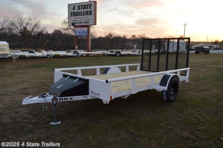 &lt;ul&gt;
&lt;li&gt;built by Rice Trailer Manufacturing&lt;/li&gt;
&lt;li&gt;new 2025 year model&lt;/li&gt;
&lt;li&gt;76&quot;X12&#39; utility trailer&lt;/li&gt;
&lt;li&gt;3,500 lb axle&lt;/li&gt;
&lt;li&gt;15&quot; tires&lt;/li&gt;
&lt;li&gt;pipe top rails&lt;/li&gt;
&lt;li&gt;a lockable toolbox&lt;/li&gt;
&lt;li&gt;2&quot; coupler&lt;/li&gt;
&lt;li&gt;4&#39; tubing rampgate that can fold into the trailer&lt;/li&gt;
&lt;li&gt;3&quot; formed channel tongue&lt;/li&gt;
&lt;li&gt;a powder coat finish&lt;/li&gt;
&lt;li&gt;LED lights&lt;/li&gt;
&lt;li&gt;treated wood floor&lt;/li&gt;
&lt;li&gt;1 year warranty&lt;/li&gt;
&lt;li&gt;It&#39;s such a good looking utility trailer. Come see it for yourself!&lt;/li&gt;
&lt;/ul&gt;