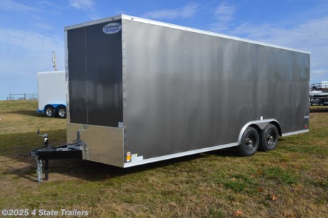 &lt;ul&gt;
&lt;li&gt;built by Continental Cargo Trailers&lt;/li&gt;
&lt;li&gt;new 2025 year model&lt;/li&gt;
&lt;li&gt;8&#39;6&quot;x20&#39;X7&#39; cargo trailer&lt;/li&gt;
&lt;li&gt;two 5,200 lb. axles with electric brakes on both axles&lt;/li&gt;
&lt;li&gt;15&quot; wheels with 10 ply tires&lt;/li&gt;
&lt;li&gt;rear ramp door&lt;/li&gt;
&lt;li&gt;side door&lt;/li&gt;
&lt;li&gt;3/4&quot; plywood floor&lt;/li&gt;
&lt;li&gt;3/8&quot; plywood walls&lt;/li&gt;
&lt;li&gt;.030 aluminum exterior side sheets&lt;/li&gt;
&lt;li&gt;one piece aluminum roof&lt;/li&gt;
&lt;li&gt;24&quot; gravel guard&lt;/li&gt;
&lt;li&gt;recessed d-rings in the floor&lt;/li&gt;
&lt;li&gt;two interior LED dome lights&lt;/li&gt;
&lt;li&gt;LED exterior lights&lt;/li&gt;
&lt;li&gt;1 year warranty&lt;/li&gt;
&lt;li&gt;Come see this trailer for yourself!&lt;/li&gt;
&lt;li&gt;&lt;strong&gt;Similar trailer currently in rental at Fairland &lt;strong&gt;Equipment&amp;nbsp;&lt;/strong&gt;Rental! For rental, call 918-542-1000.&lt;/strong&gt;&lt;/li&gt;
&lt;/ul&gt;