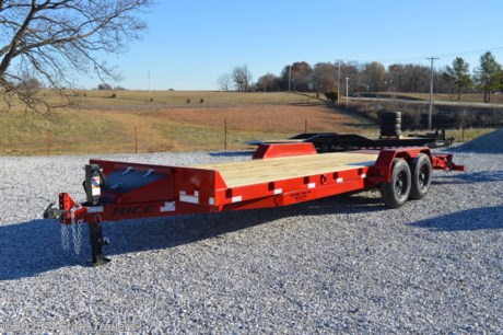 &lt;ul&gt;
&lt;li&gt;built by Rice Trailer Manufacturing&lt;/li&gt;
&lt;li&gt;new 2025 year model&lt;/li&gt;
&lt;li&gt;82&quot;X23&#39; (20&#39; flatdeck + 3&#39; dovetail = 23&#39; overall length)&lt;/li&gt;
&lt;li&gt;two 7,000 lb electric brake axles&lt;/li&gt;
&lt;li&gt;16&quot; wheels with 10 ply tires&lt;/li&gt;
&lt;li&gt;6&quot; channel main frame&lt;/li&gt;
&lt;li&gt;3&quot; formed channel crossmembers on 16&quot; centers&lt;/li&gt;
&lt;li&gt;spring assist mini-max ramps that can flip over or standup&lt;/li&gt;
&lt;li&gt;heavy duty fabricated fenders&lt;/li&gt;
&lt;li&gt;d-rings and stake pockets for many tie down options&lt;/li&gt;
&lt;li&gt;lockable toolbox&lt;/li&gt;
&lt;li&gt;adjustable 2 5/16&quot; coupler&lt;/li&gt;
&lt;li&gt;1 year warranty&lt;/li&gt;
&lt;li&gt;Come see it for yourself!&lt;/li&gt;
&lt;/ul&gt;