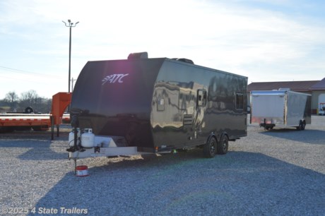 &lt;ul&gt;
&lt;li&gt;built by ATC&lt;/li&gt;
&lt;li&gt;used 2016 year model&lt;/li&gt;
&lt;li&gt;8&#39;X24&#39;X7&#39;&amp;nbsp;all aluminum toyhauler&lt;/li&gt;
&lt;li&gt;two 5,200 lb electric brake axles&lt;/li&gt;
&lt;li&gt;15&quot; wheels with 10 ply tires&lt;/li&gt;
&lt;li&gt;rear ramp door&lt;/li&gt;
&lt;li&gt;side door with a step&lt;/li&gt;
&lt;li&gt;awning&lt;/li&gt;
&lt;li&gt;carpet laid over aluminum floor&lt;/li&gt;
&lt;li&gt;1 queen sized bed&lt;/li&gt;
&lt;li&gt;2 single beds (1 becomes a table; 1 becomes a bench)&lt;/li&gt;
&lt;li&gt;cabinets&lt;/li&gt;
&lt;li&gt;kitchen sink&lt;/li&gt;
&lt;li&gt;microwave&lt;/li&gt;
&lt;li&gt;fridge and freezer&lt;/li&gt;
&lt;li&gt;TV screen&lt;/li&gt;
&lt;li&gt;shower&lt;/li&gt;
&lt;li&gt;toilet&lt;/li&gt;
&lt;li&gt;bathroom sink&lt;/li&gt;
&lt;li&gt;LED lights&lt;/li&gt;
&lt;li&gt;fan&lt;/li&gt;
&lt;li&gt;AC/heater&lt;/li&gt;
&lt;li&gt;generator&lt;/li&gt;
&lt;li&gt;fuel tank and pump&lt;/li&gt;
&lt;li&gt;Come see this trailer today!&lt;/li&gt;
&lt;/ul&gt;