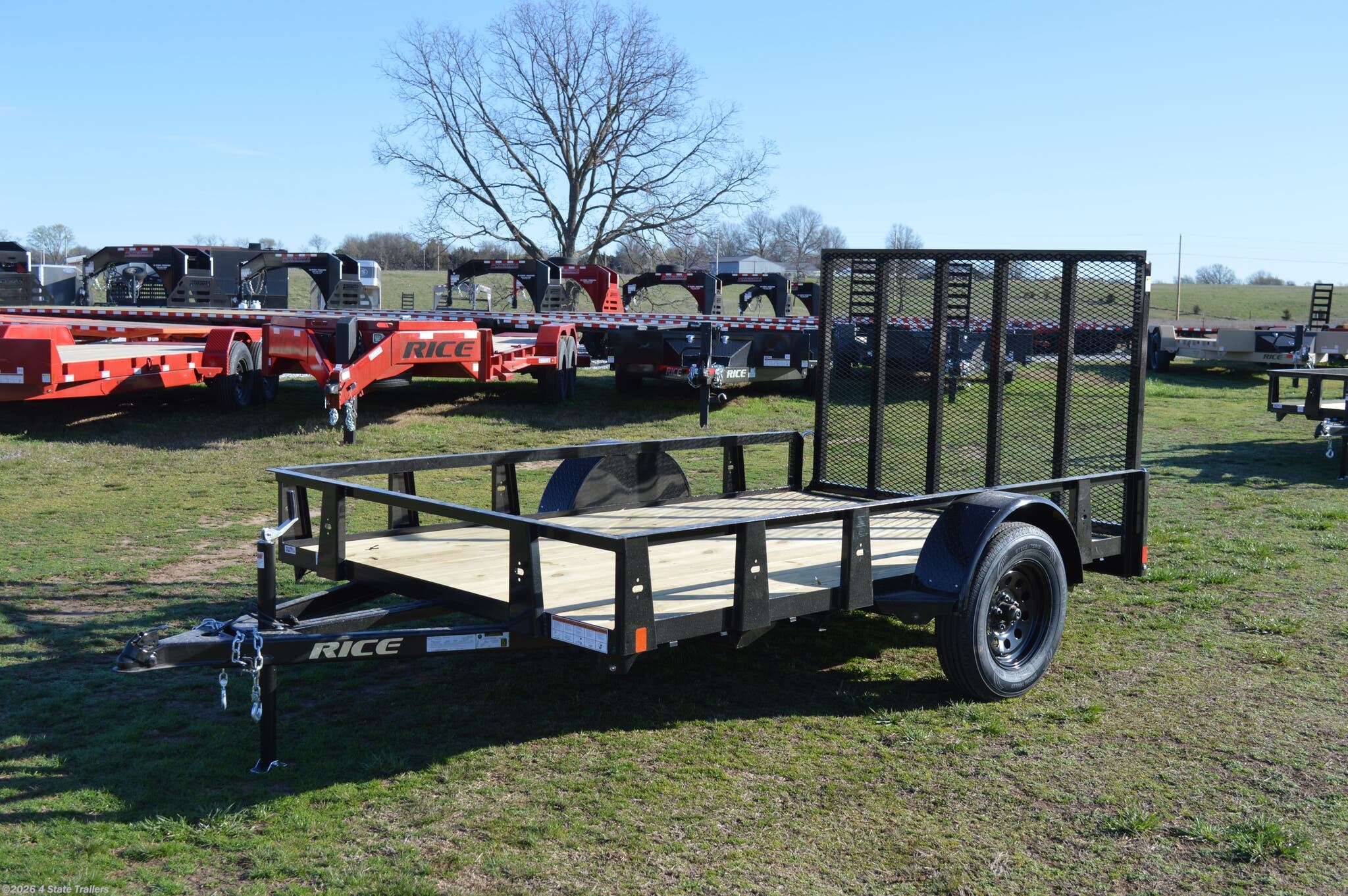 2025 Rice Trailers Single Utility 76