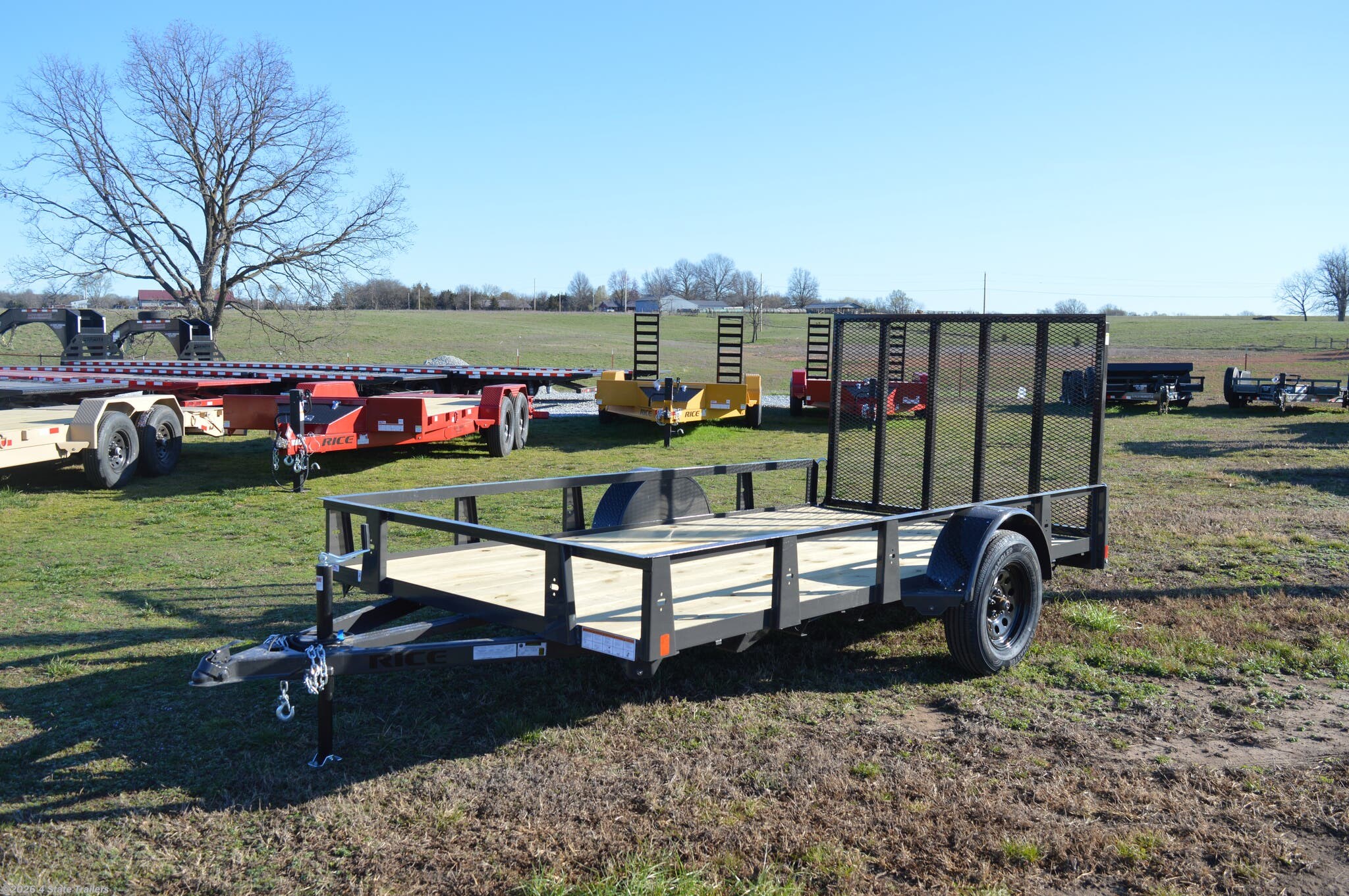 2025 Rice Trailers Single Utility 76