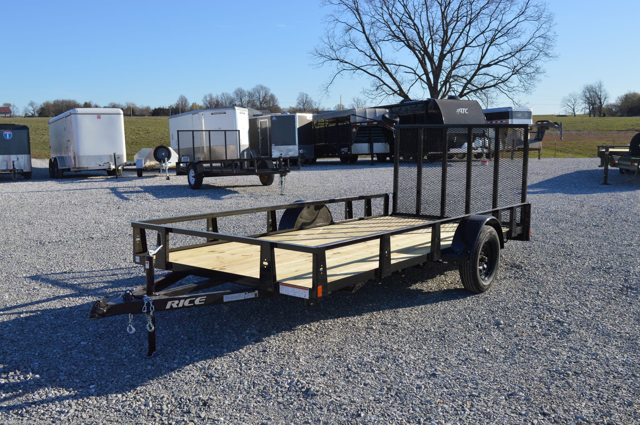 2025 Rice Trailers Single Utility 76