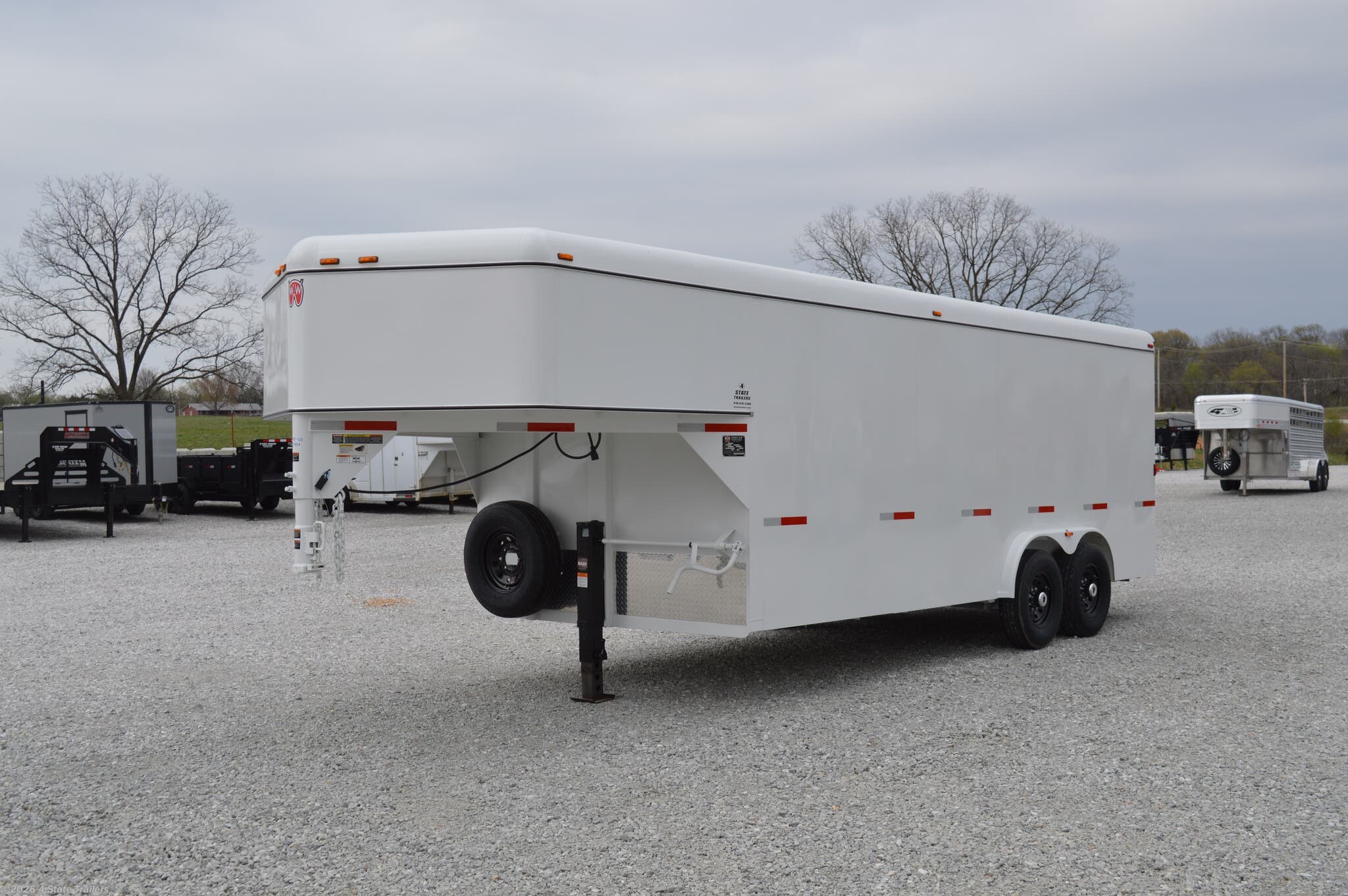 2025 W-W Trailer CARGO CARRIER 8'X20'X7' ALL STEEL CARGO DOUBLE DOORS 14K
