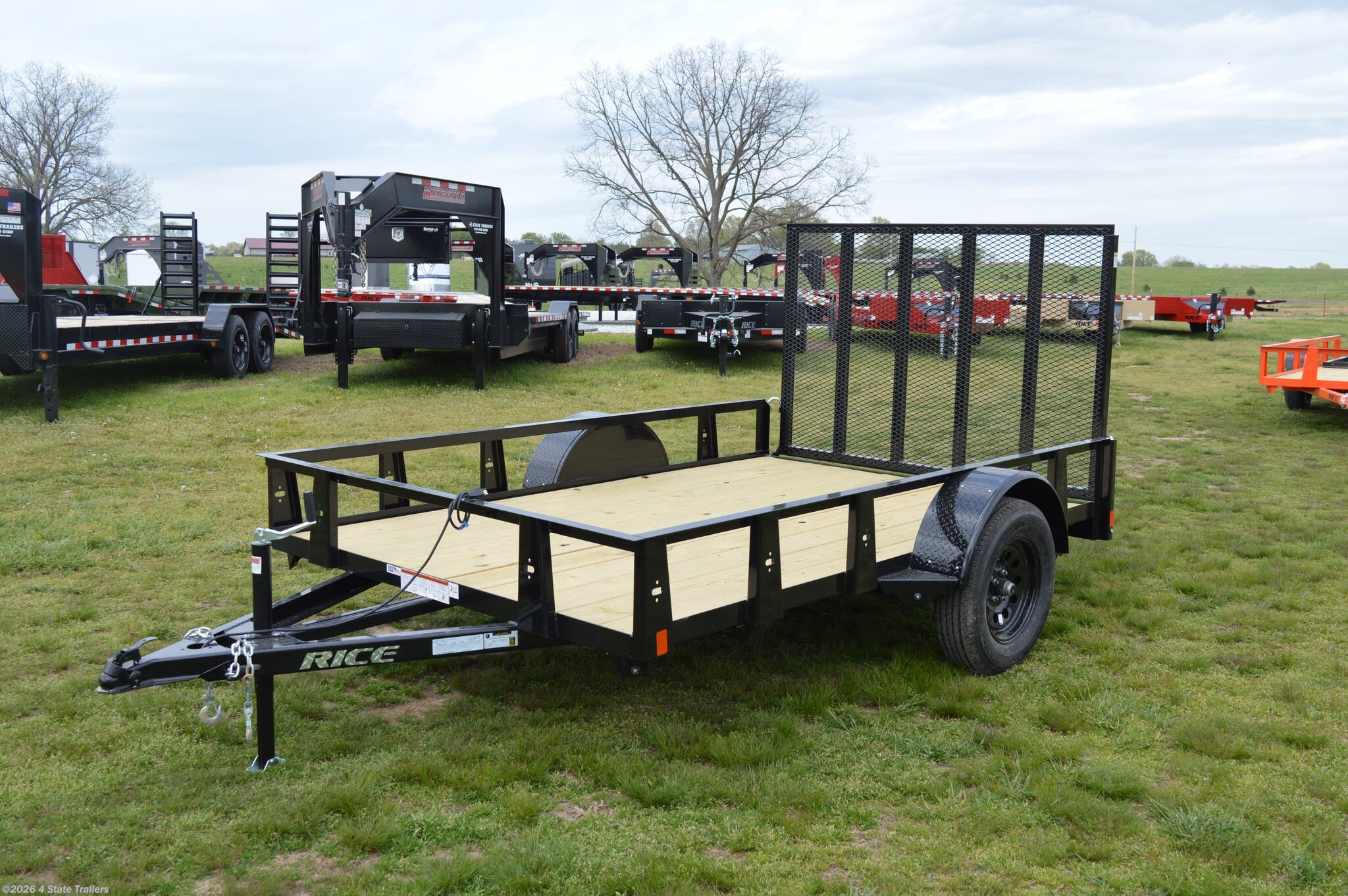 2025 Rice Trailers Single Utility 76