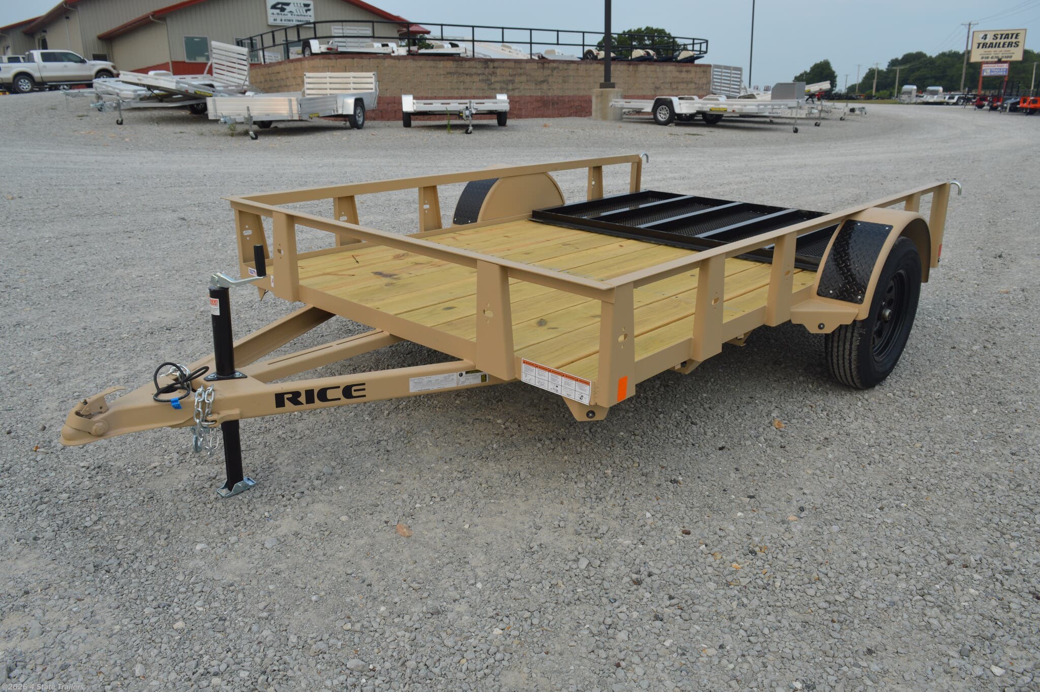 2025 Rice Trailers Single Utility 76