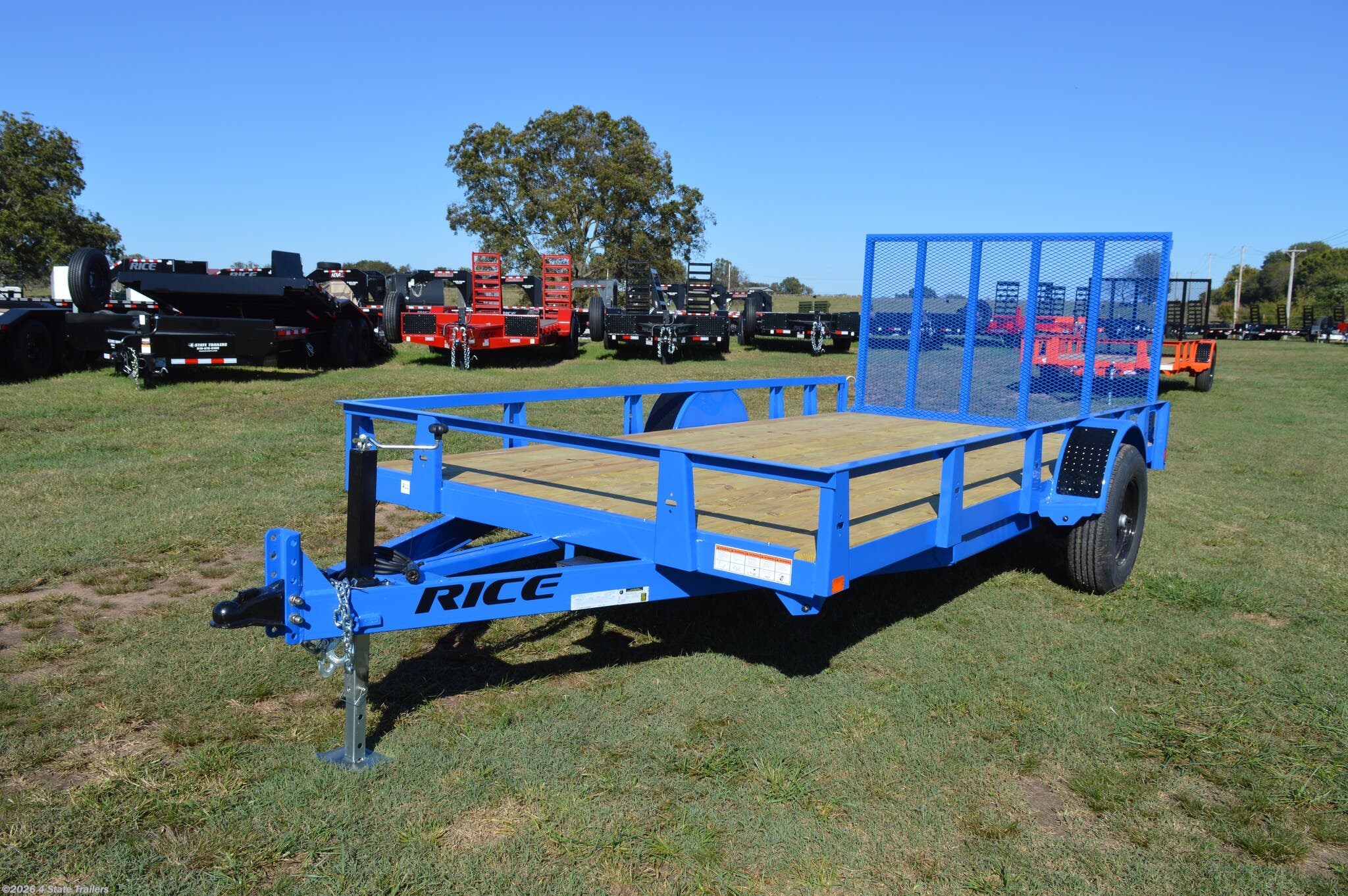 6x14 Utility Trailer for sale | New Rice Trailers Single Utility 82