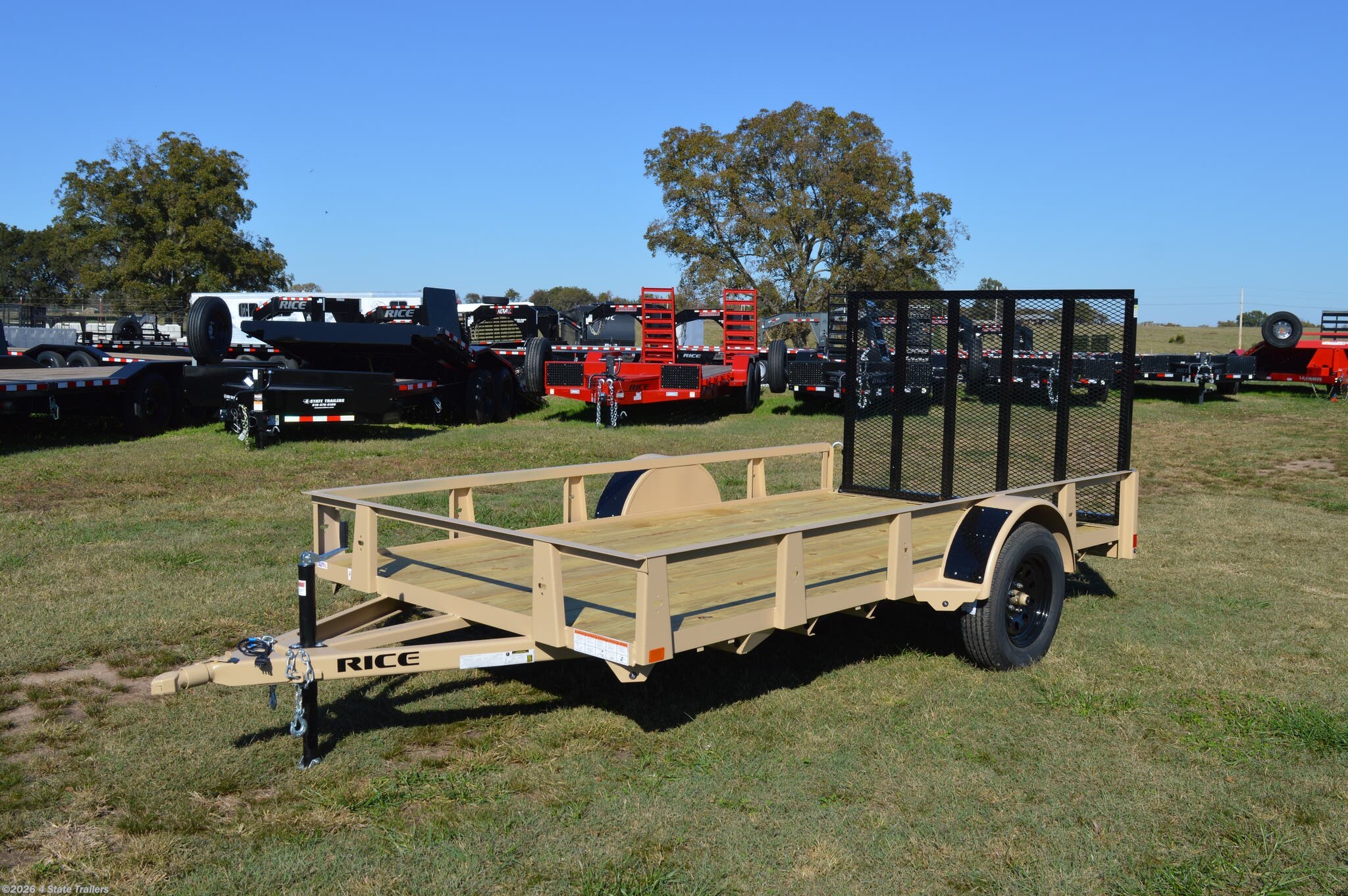 2026 Rice Trailers Single Utility 76