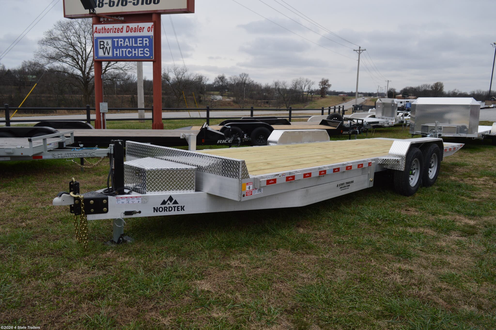 2026 Nordtek 82X24 ALUMINUM TILTBED TRAILER