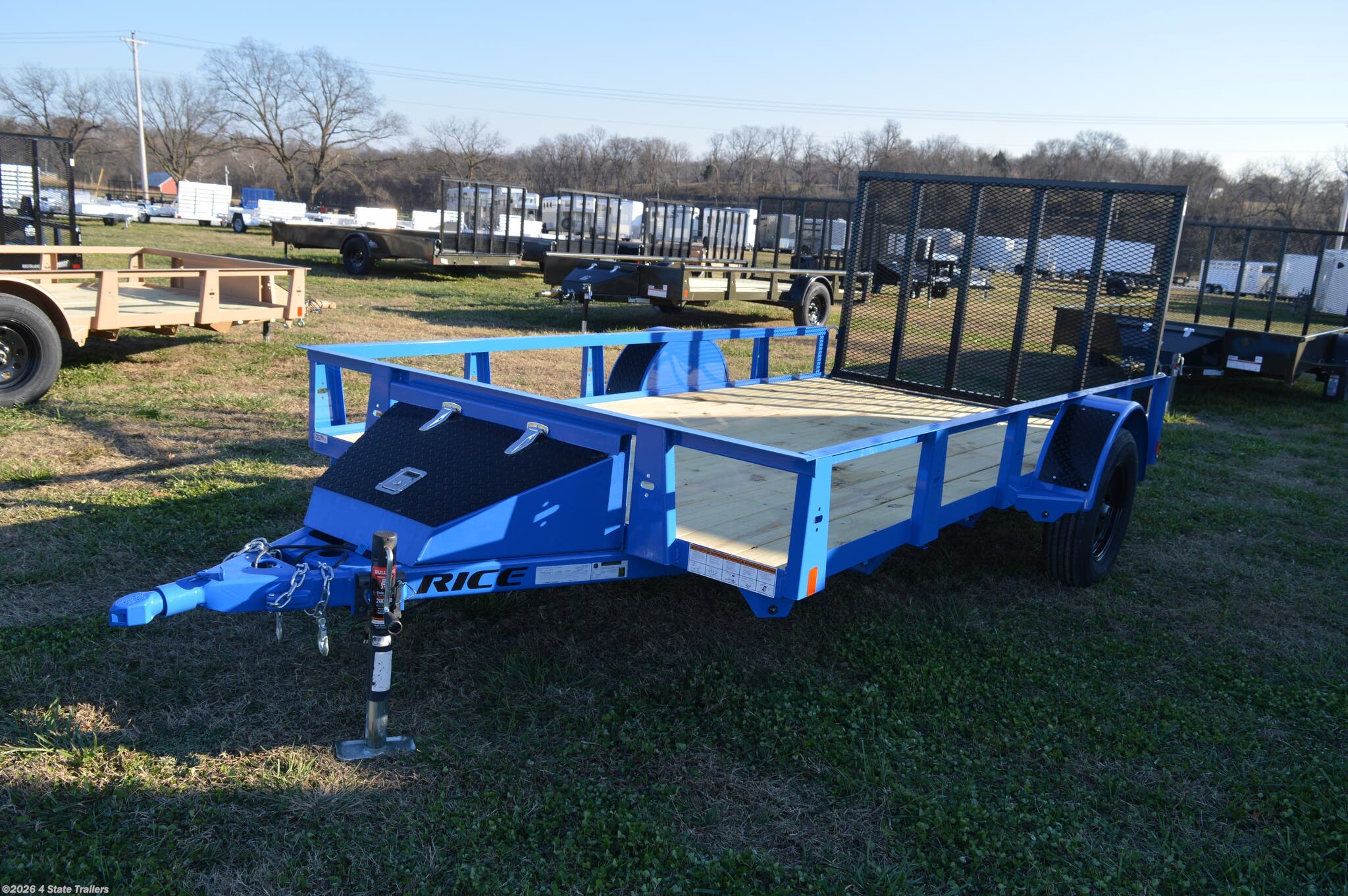 2026 Rice Trailers Single Utility 76