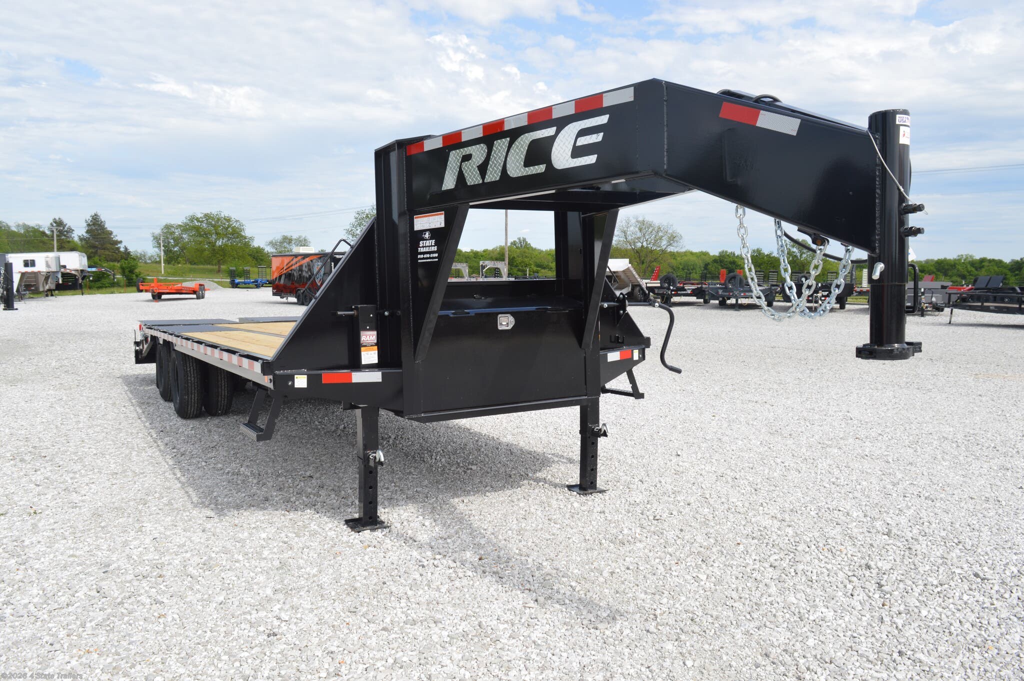 2026 Rice Trailers Deckover Gooseneck 102