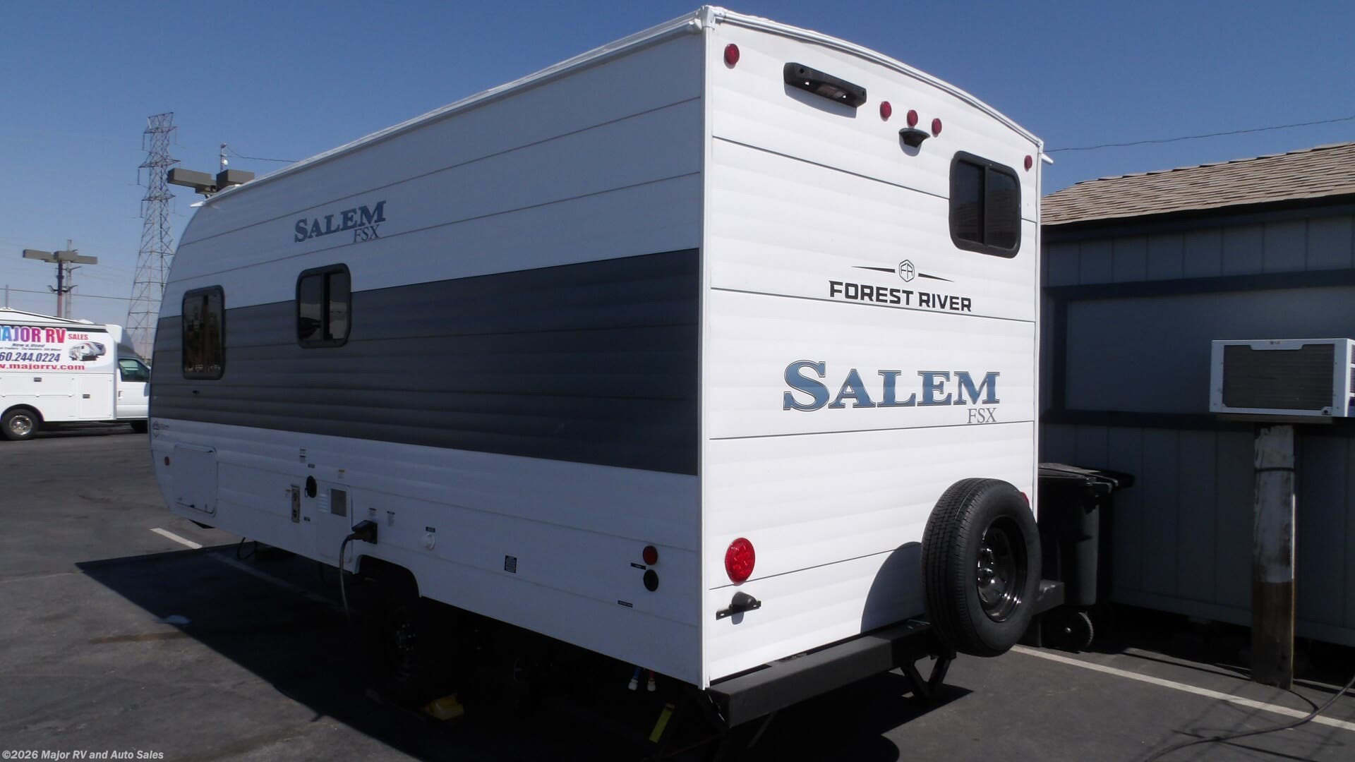 2026 Forest River Salem 174DBLE, UPGRADED 4 STABILIZER JACKS, FRONT SLEEPE - New Travel Trailer For Sale by Major RV and Auto Sales in Hesperia, California