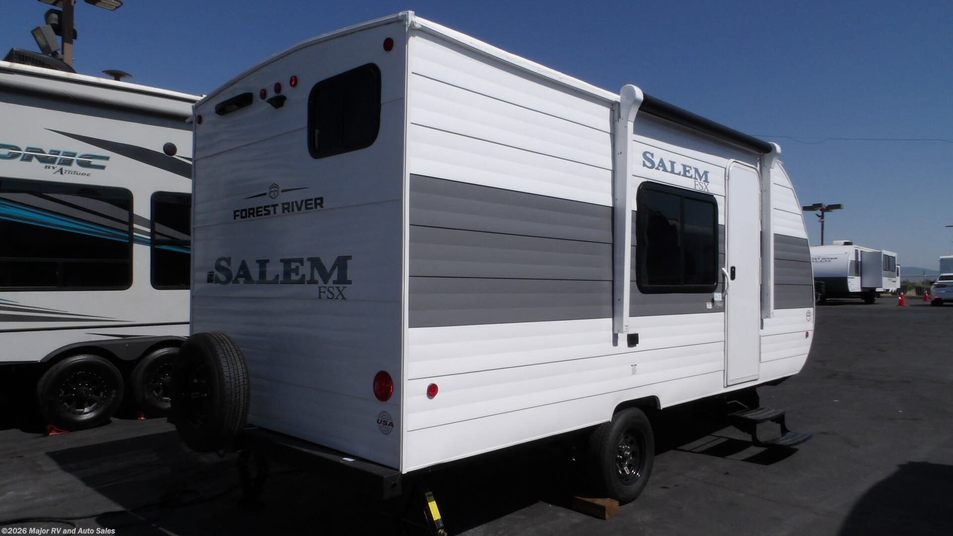 New 2026 Forest River Salem 174DBLE, UPGRADED 4 STABILIZER JACKS, FRONT SLEEPE available in Hesperia, California