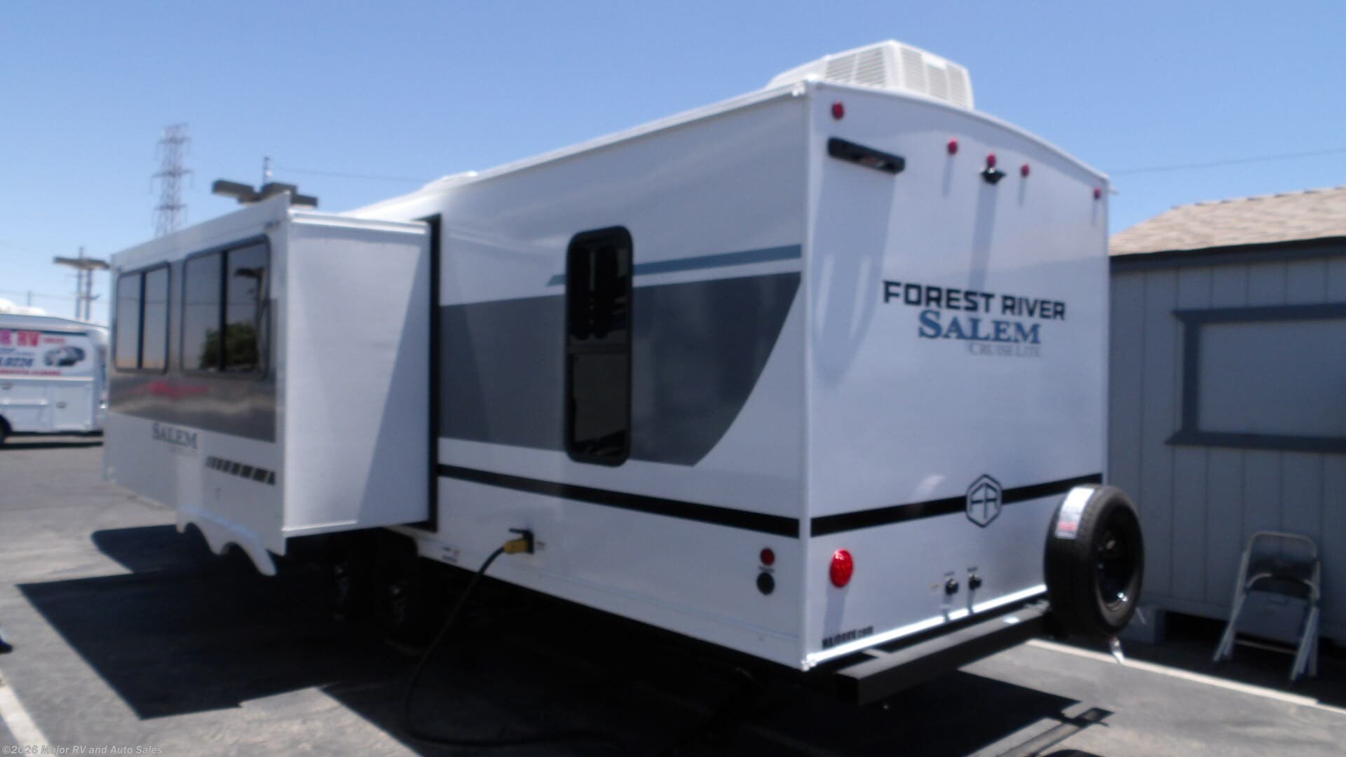 2026 Salem 273QBXLX,1 SLIDE, 2 A/C UNITS, 200 WATT SOLAR, FRO by Forest River from Major RV and Auto Sales in Hesperia, California
