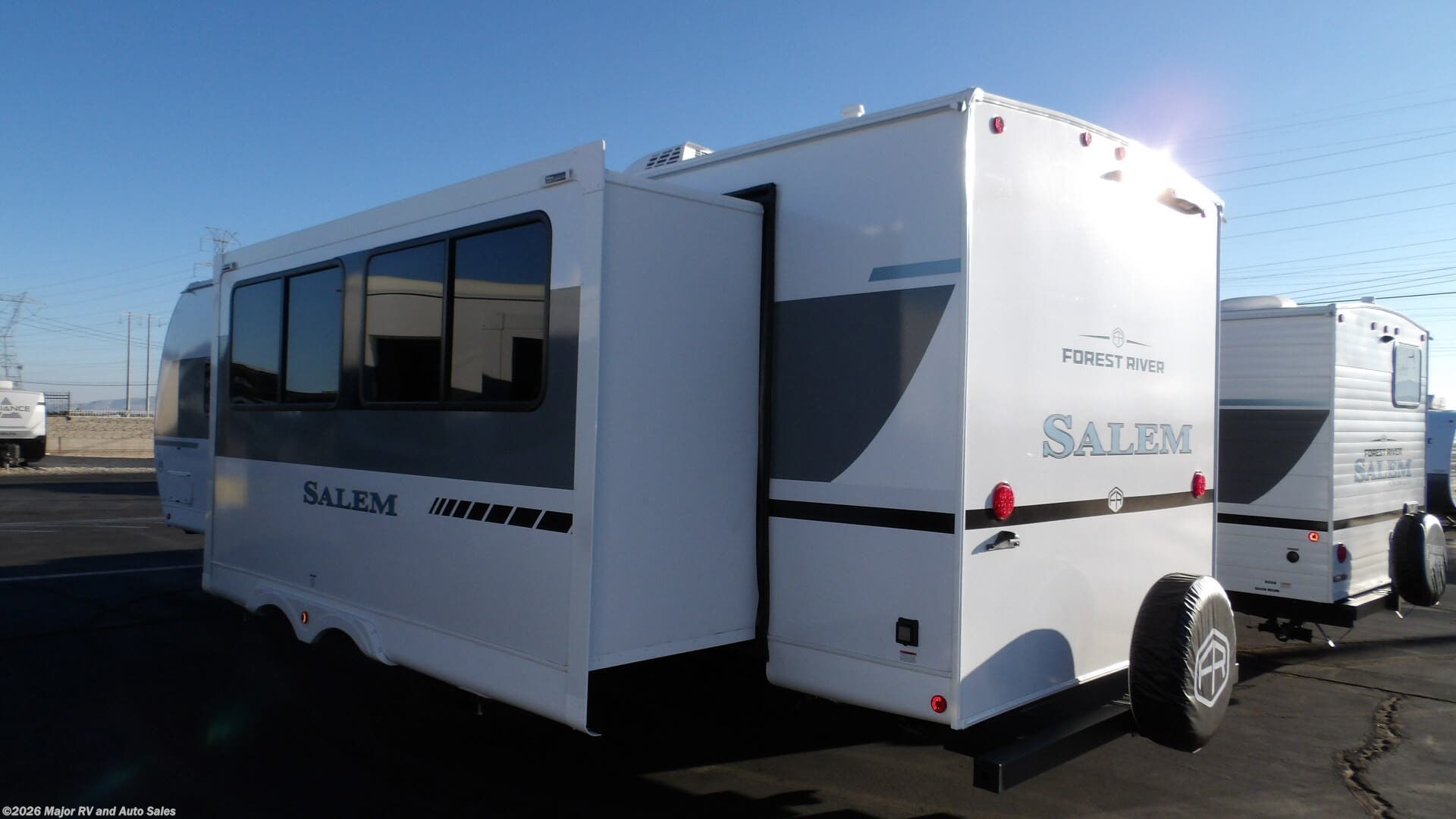 New 2026 Forest River Salem 27RKX, 1 SLIDE, 2 A/C'S, REAR KITCHEN, POWER AWNIN available in Hesperia, California