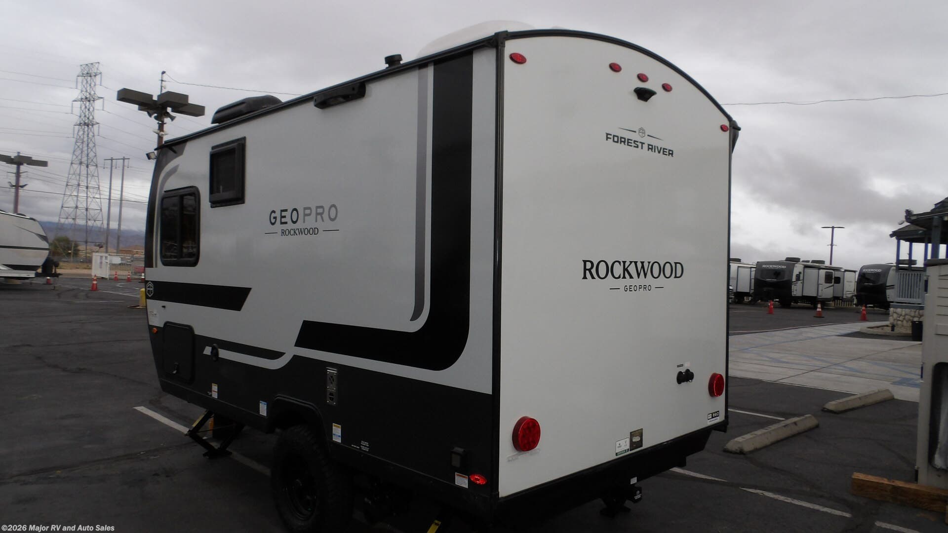 2026 Forest River Rockwood GEO-PRO 13LE, FRONT SLEEPER, REAR BUNKS/BATHROOM, - New Travel Trailer For Sale by Major RV and Auto Sales in Hesperia, California