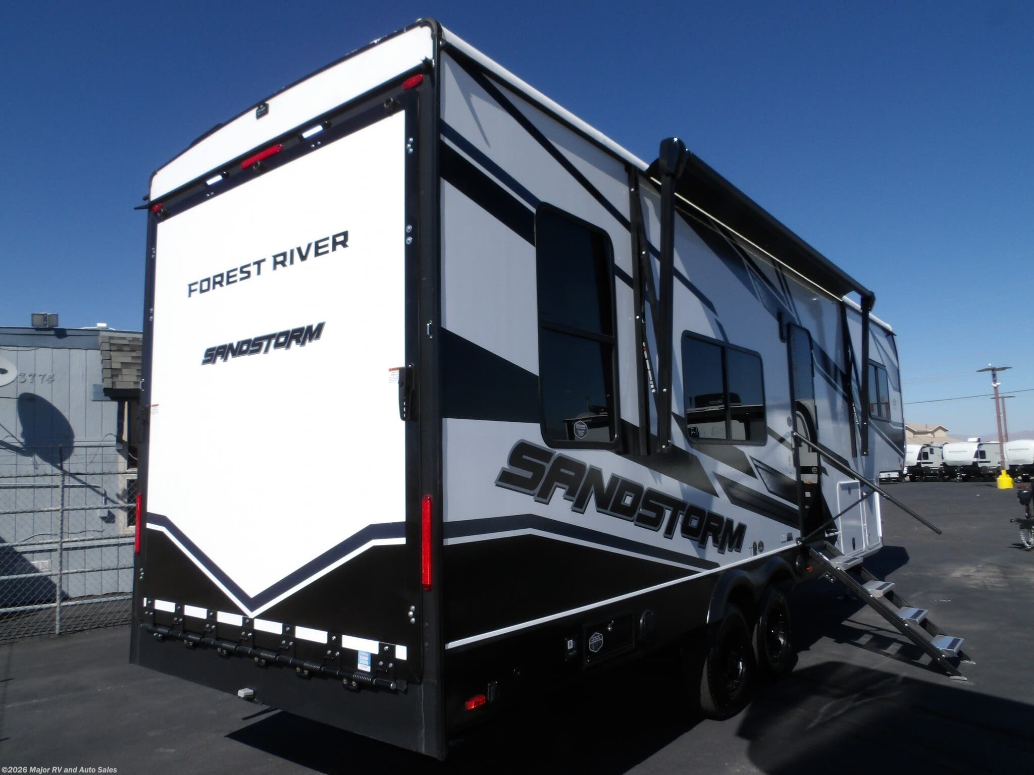 2027 Forest River Sandstorm 2800, 2 SLIDES, 2 A/C'S, 600 WATT SOLAR, CLIMATE C - New Fifth Wheel For Sale by Major RV and Auto Sales in Hesperia, California