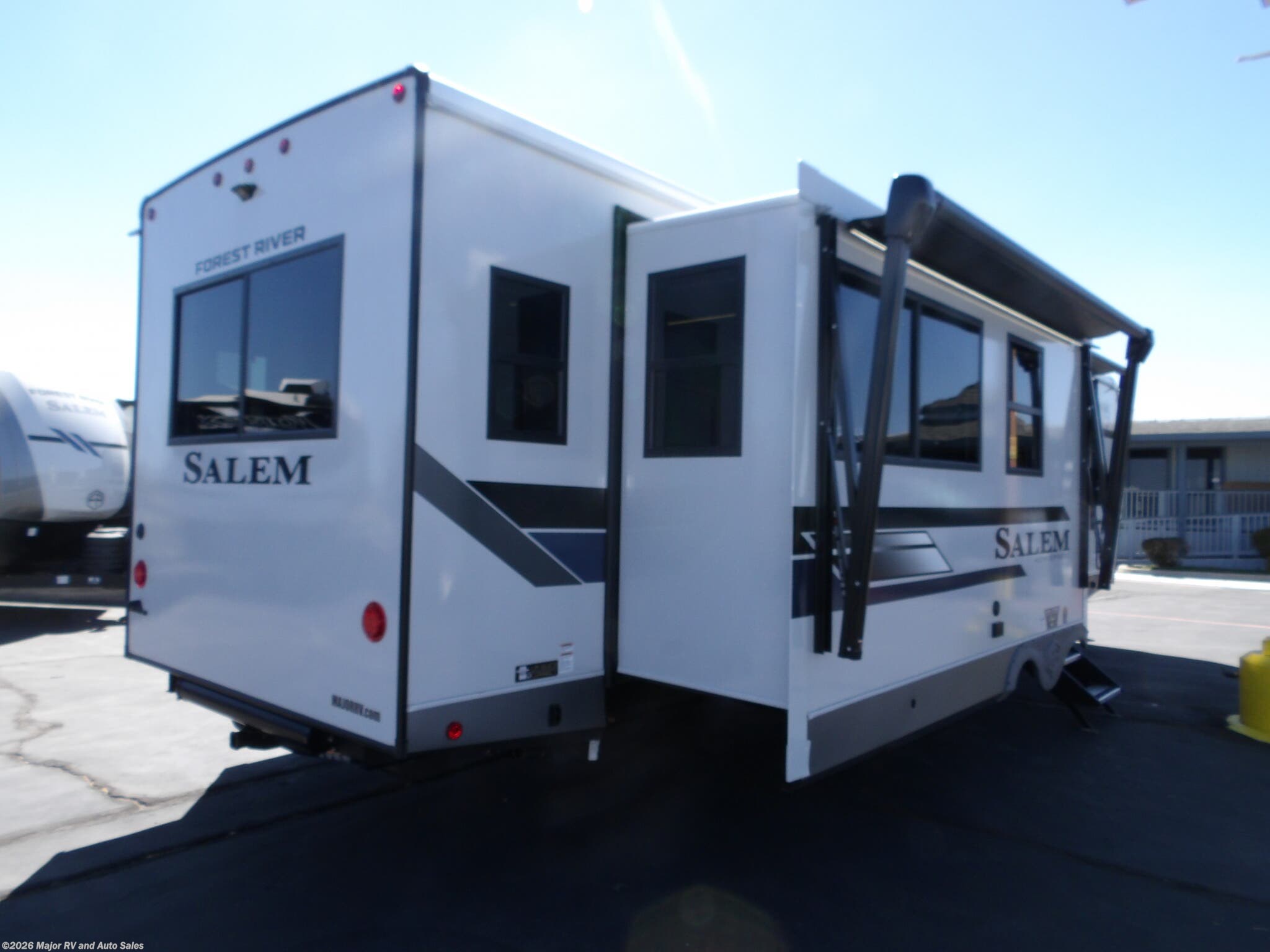 2027 Forest River Salem Hemisphere 275RL, 2 A/C'S, 2 SLIDES, 2 POWER AWNINGS, 200 WAT - New Travel Trailer For Sale by Major RV and Auto Sales in Hesperia, California