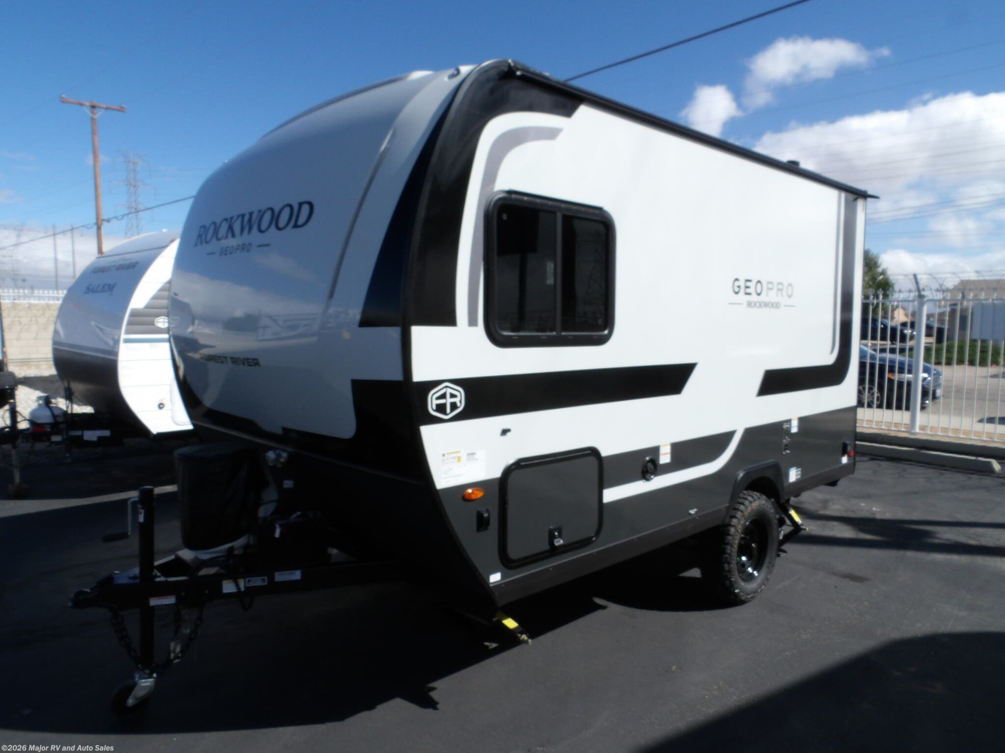 2027 Rockwood GEO-PRO 13BLE, FRONT SLEEPER, REAR BUNKS/BATHROOM, by Forest River from Major RV and Auto Sales in Hesperia, California