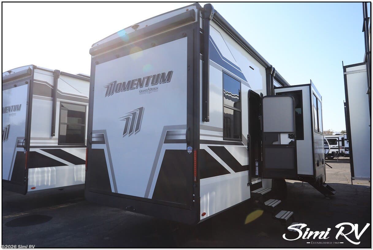 2027 Grand Design Momentum G-Class (Fifth Wheel) 320G - New Toy Hauler For Sale by Simi RV in Simi Valley, California