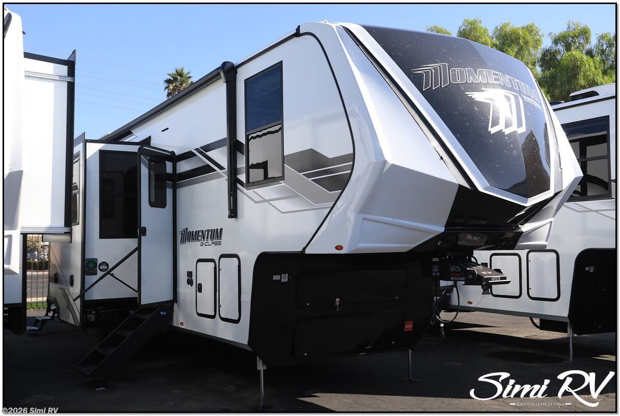2027 Grand Design Momentum G-Class (Fifth Wheel) 350G - New Toy Hauler For Sale by Simi RV in Simi Valley, California