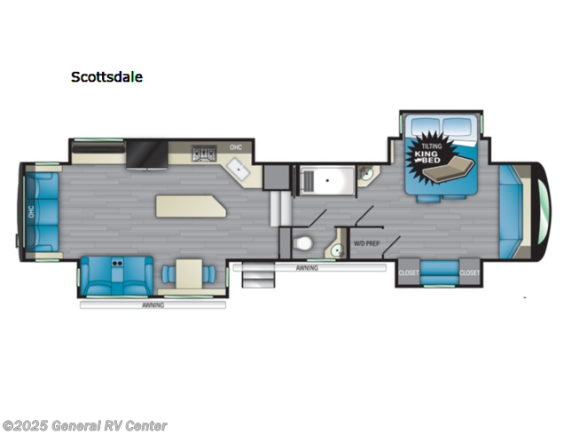 2022 Heartland Landmark Scottsdale - New Fifth Wheel For Sale by General RV Center in North Canton, Ohio