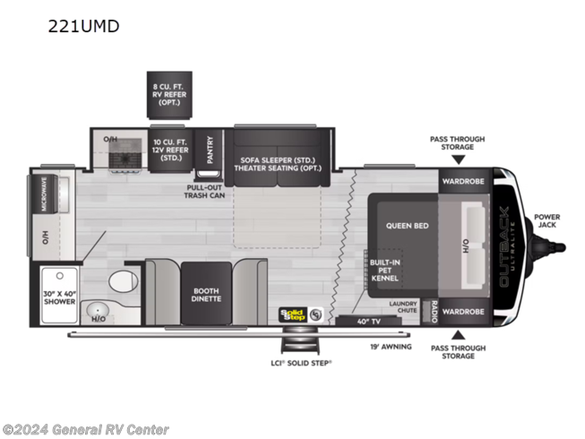 2024 Keystone Outback Ultra Lite 221umd Rv For Sale In North Canton, Oh 