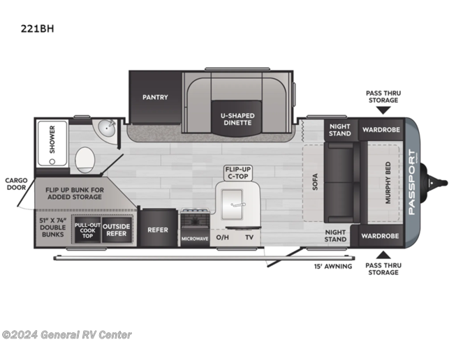 2024 Keystone Passport SL 221BH RV for Sale in North Canton, OH 44720 ...