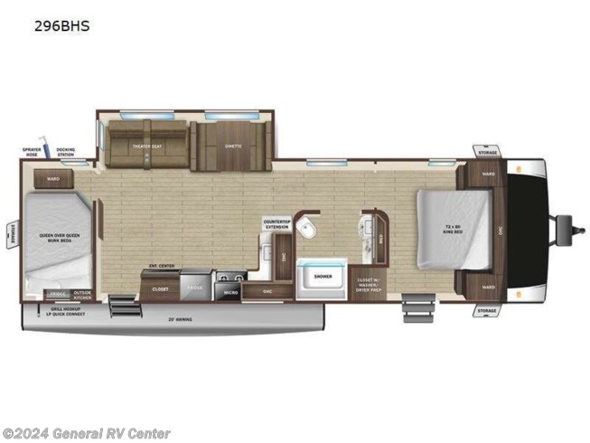 2023 Highland Ridge Open Range Light 296BHS - New Travel Trailer For Sale by General RV Center in North Canton, Ohio