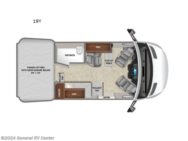 2023 Entegra Coach Launch 19Y - New Class B For Sale by General RV Center in North Canton, Ohio
